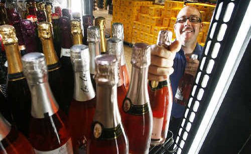 Dan Murphy’s Bundamba manager Andrew Baynham has seen sales of bubbly, Moscato white wine and spirits go up over the Christmas and New Year period. Dan Murphy’s Bundamba manager Andrew Baynham has seen sales of bubbly, Moscato white wine and spirits go up over the Christmas and New Year period.